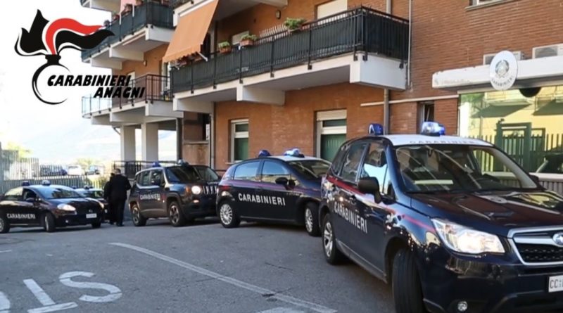 carabinieri anagni arresto cocaina spaccio