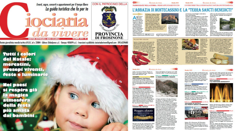 ciociaria eventi natale guida turitica il corriere della provincia frosinone lazio pompeo