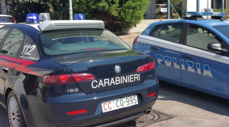 polizia carabinieri arresto il corriere della provincia