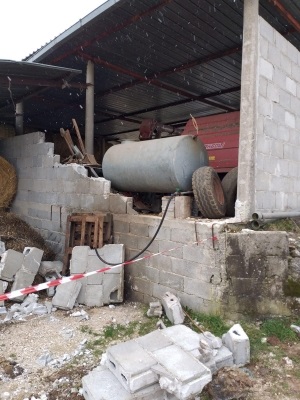 muro crollato alvito il corriere della provincia