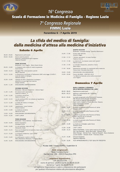 congresso medici di famiglia ferentino fontana olete terme pompeo il corriere della provincia frosinone ciociaria