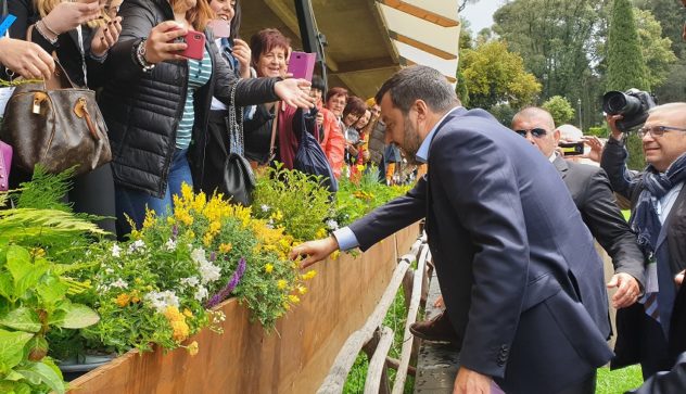 matteo salvini piazza di siena il corriere della provincia