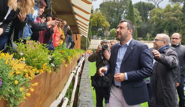 matteo salvini piazza di siena il corriere della provincia
