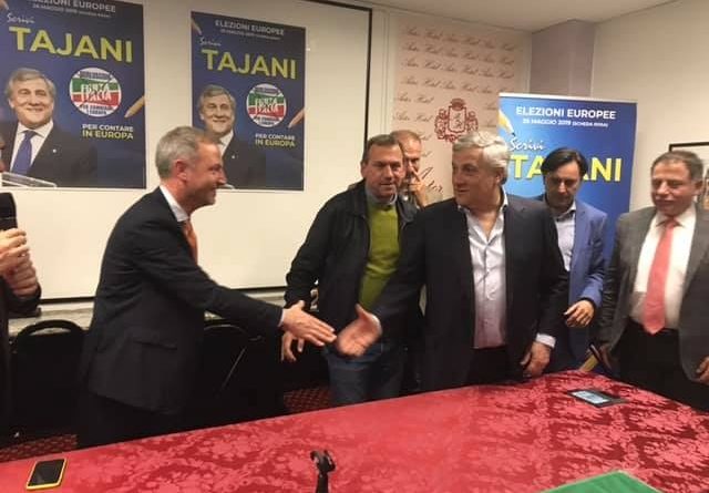 Tajani ciacciarelli europee il corriere della provincia frosinone ciociaria