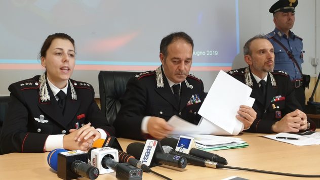 conferenza stampa carabinieri antonio salvati frosinone il corriere della provincia