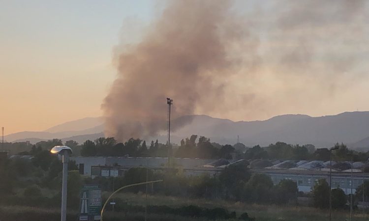 incendio mecoris il corriere della provincia ciociaria nube tossica