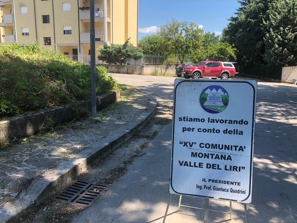 lavori pulizia strade fontana liri il corriere della provincia