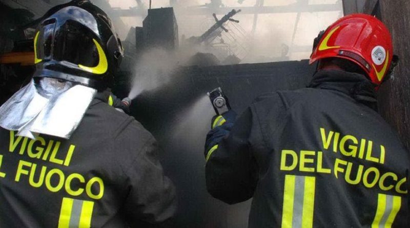 incendio panificio lidl frosinone