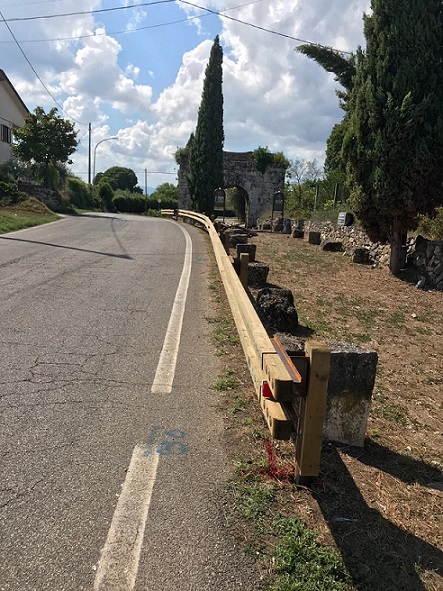 barriere parco aquino viabilità provincia il corriere