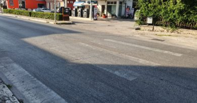strisce bianche frosinone