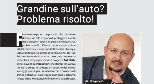 Grandine start-upp niki dragonetti il corriere della provinxcia