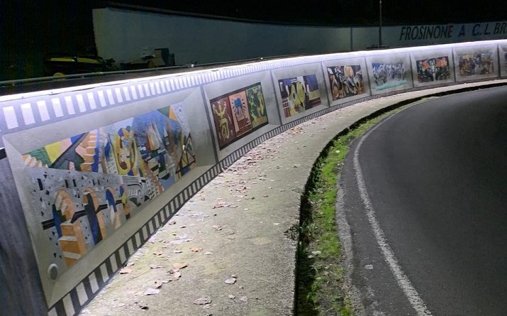 murales sottopasso via ciamarra il corriere della provincia