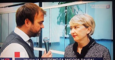 claudia pompeo la vita in diretta rai autismo ferentino