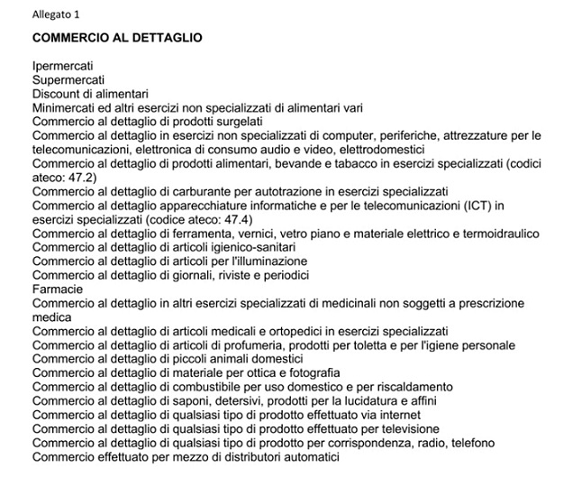 allegato dpcm il corriere della provincia