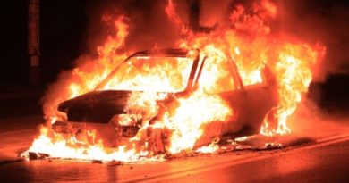 auto fiamme il corriere della provincia