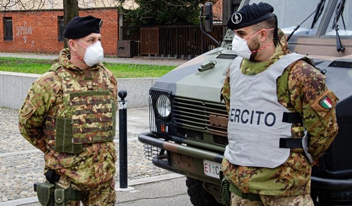 esercito controlli covid-19 il corriere della provincia