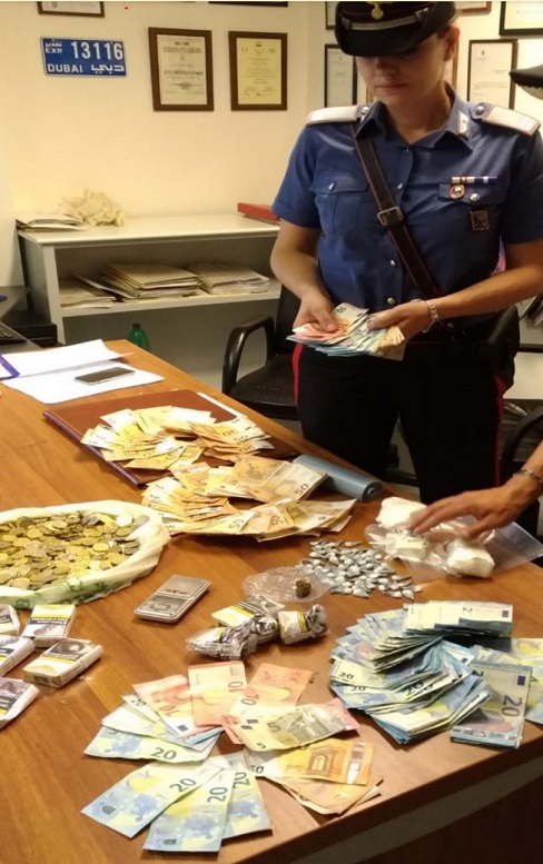 droga soldi sequestro carabinieri il corriere della provincia