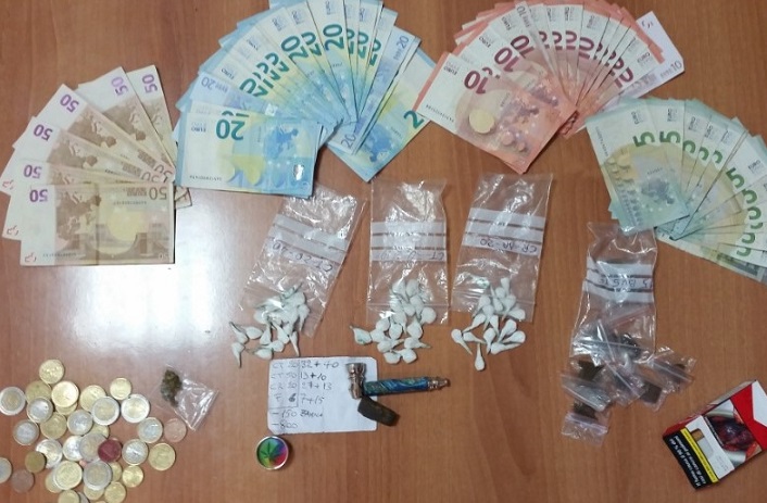 soldi droga sequestro il corriere della provincia