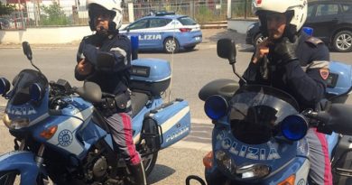 polizia moto il corriere della provincia