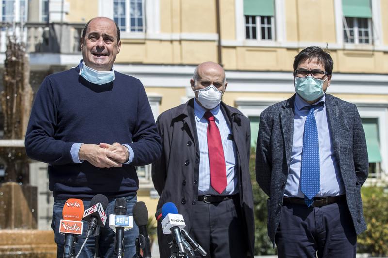 zingaretti spallanzani il corriere della provincia