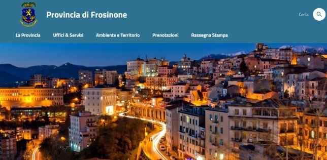 sito provincia frosinone