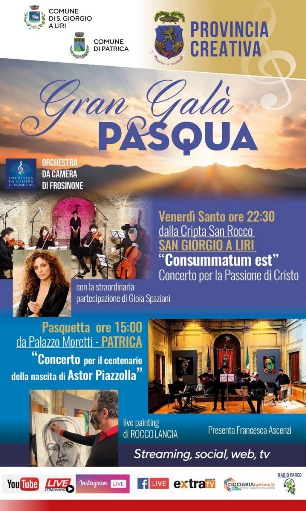 Locandina concerti Pasqua