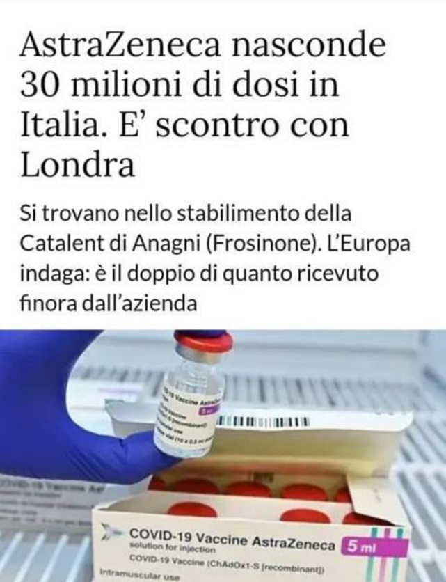 articolo vaccini astrazeneca