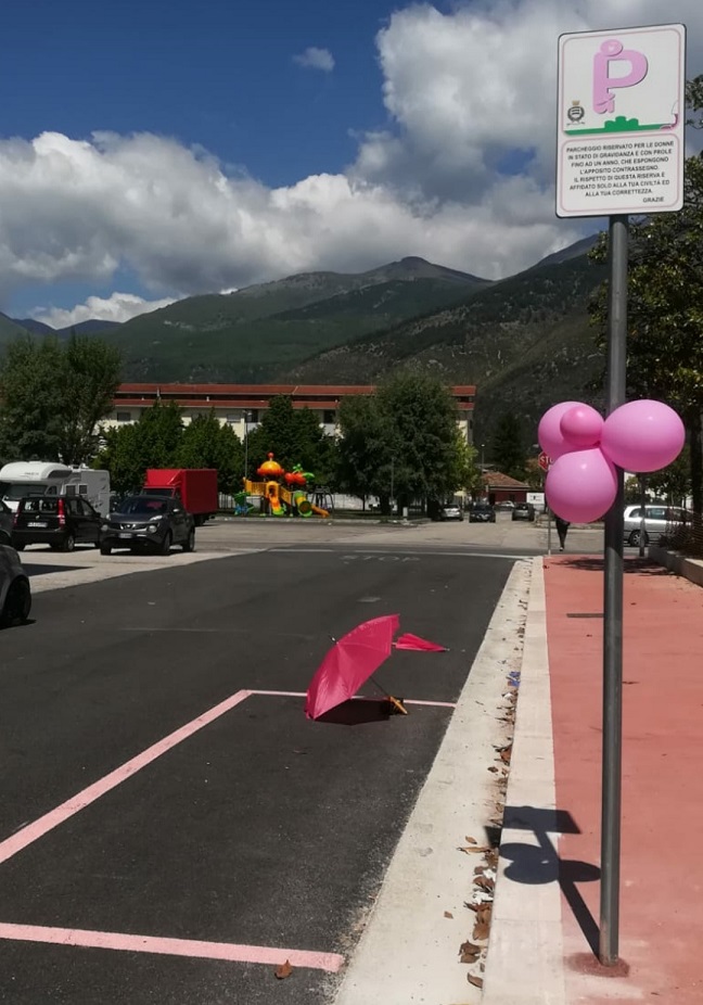 parcheggio rosa