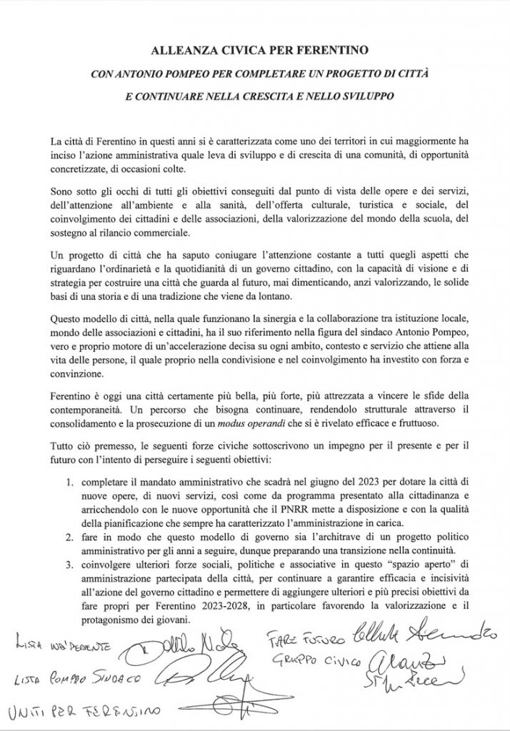 Alleanza Civica per Ferentino