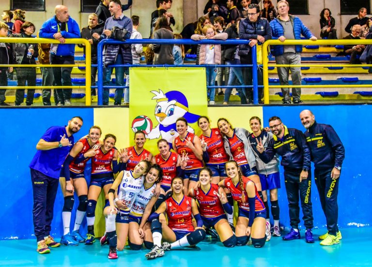 L’Assitec volleyball Sant’Elia centra il terzo successo concutivo in B1 