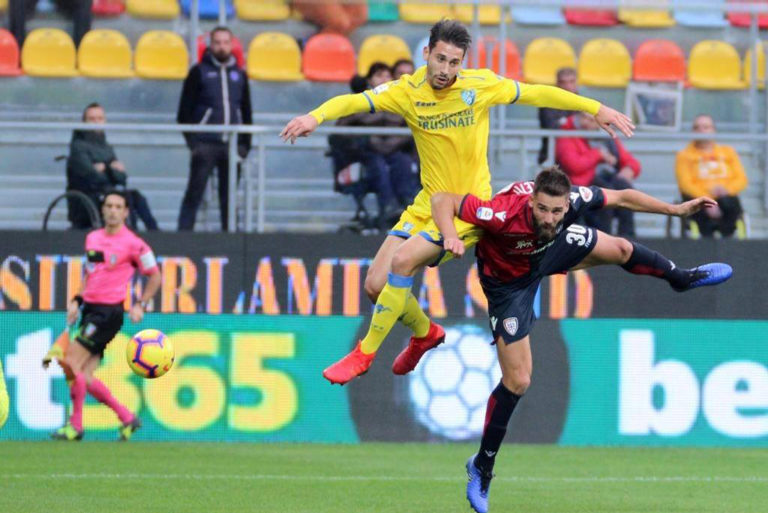 Frosinone-Cagliari 1-1, le pagelle dei canarini
