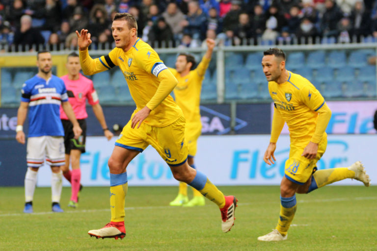 Sampdoria-Frosinone 0-1, le pagelle dei canarini