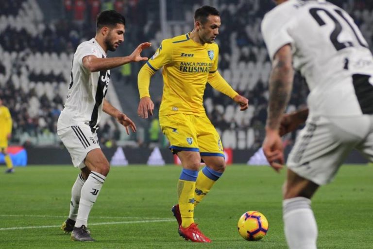 Juventus-Frosinone 3-0, passivo troppo pesante per i giallazzurri