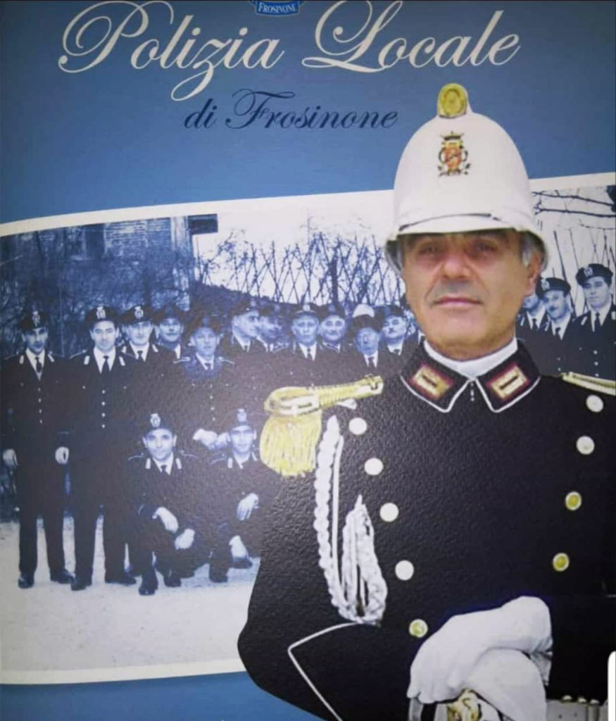 polizia locale municipale vigili inspettore superiore giuseppe diana peppe funerale morte frosinone ciociaria