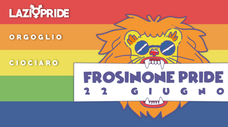 lazio pride frosinone ciociaria orgoglio ciociaro gay lesbo trans lesbiche omosessuali transessuali bisessuali bisex lgbt 22 giugno via aldo moro