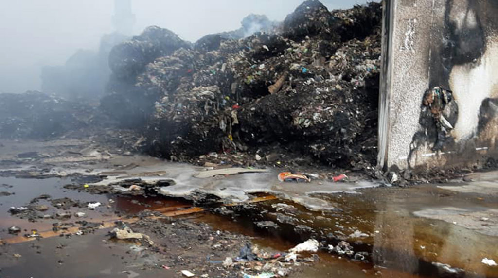 mecoris incendio fabbrica stabilimento rifiuti speciali fumo tossico nube frosinone ciociaria vigili del fuoco nicola ottaviani ordinanza sindaco vincenzo savo