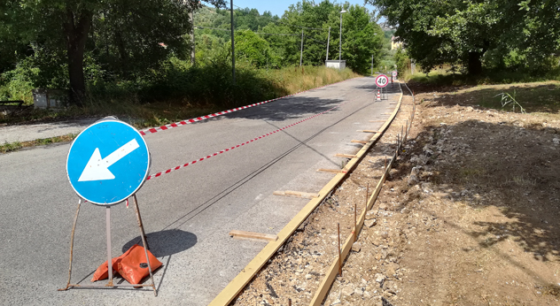 attualità lavori lavori pubblici lavori in corso strade Frosinone Ciociaria Boville Ernica politica Opere pubbliche cantiere rifacimento del manto stradale via “Ponticello-Pozzo Papa” Amministrazione Perciballi Benvenuto Fabrizi sicurezza della viabilità Enzo Perciballi