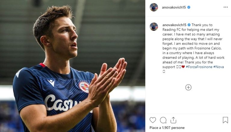 Frosinone Calcio, Nesta ha il suo attaccante: ecco Andrija Novakovich