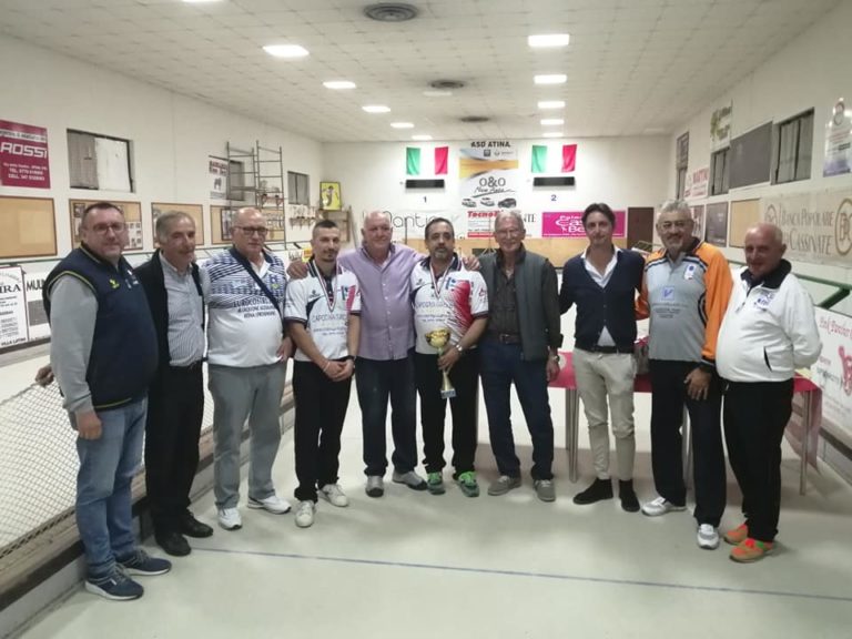 BOCCE – Ad Atina vince il duo Stefano Casinelli-Santino Randolfi