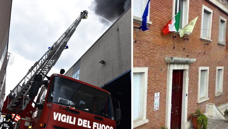 Comune di Frosinone incendio