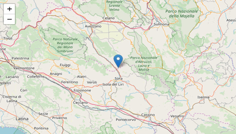 terremoto frosinone ciociaria