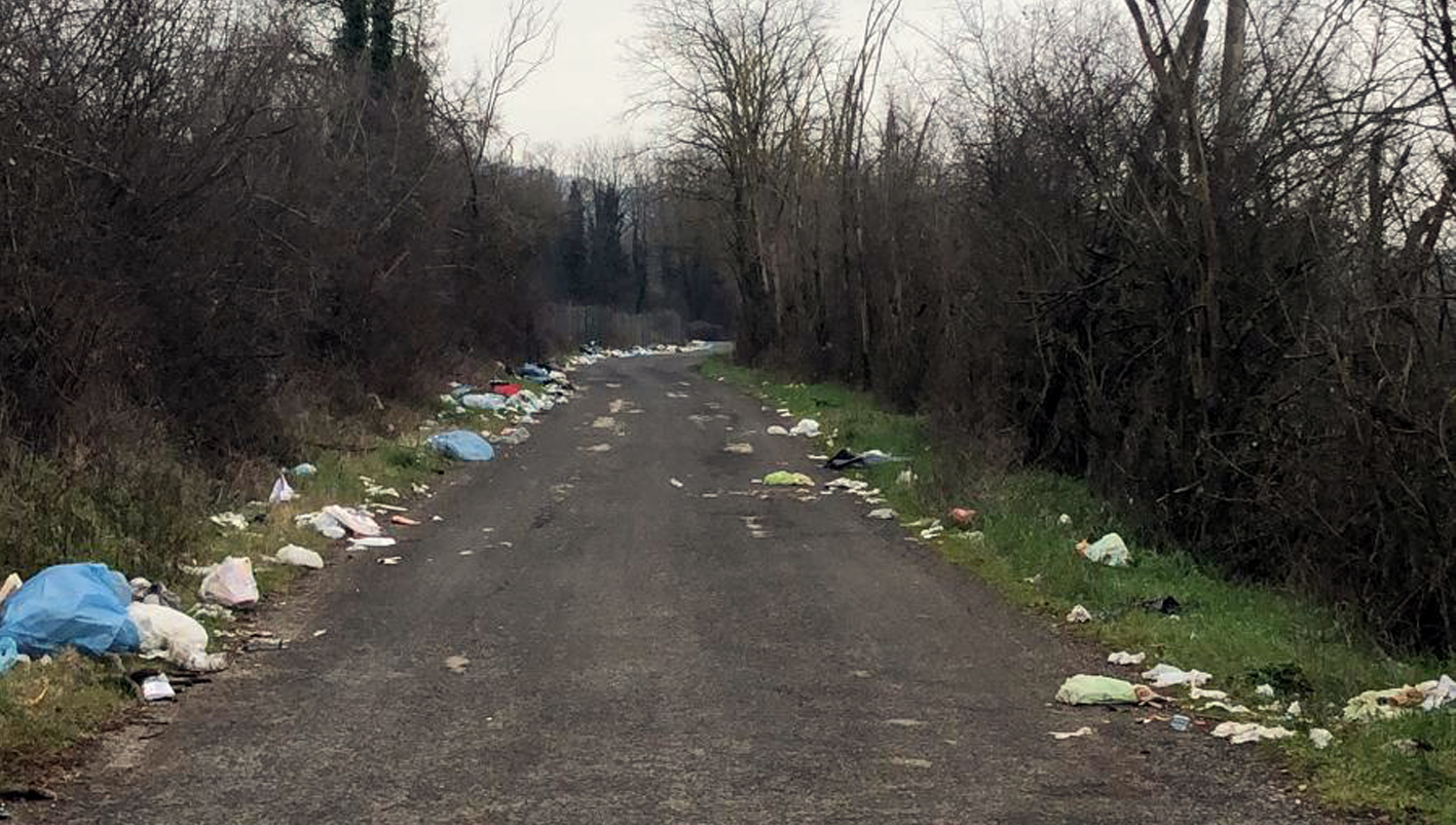 Anagni - rifiuti abbandonati 01 attualità ambiente Frosinone Ciociaria Anagni strada provinciale Anagni-Paliano fototrappole Riccardo Ambrosetti Periferie Vivibilità Antonio Pompeo Daniele Maura Mario Giubilei la pulizia del tratto Comune di Anagni discarica Amministrazione Natalia Provincia di Frosinone inciviltà rifiuti abbandonati