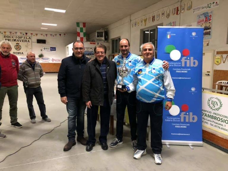 BOCCE – D’Alessandro e De Vincenzo vincono il “1° Trofeo Soci Defunti”