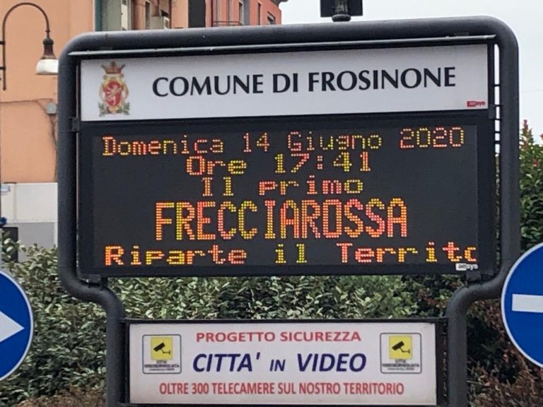 Frosinone, grande attesa in città: domani è il giorno del Frecciarossa