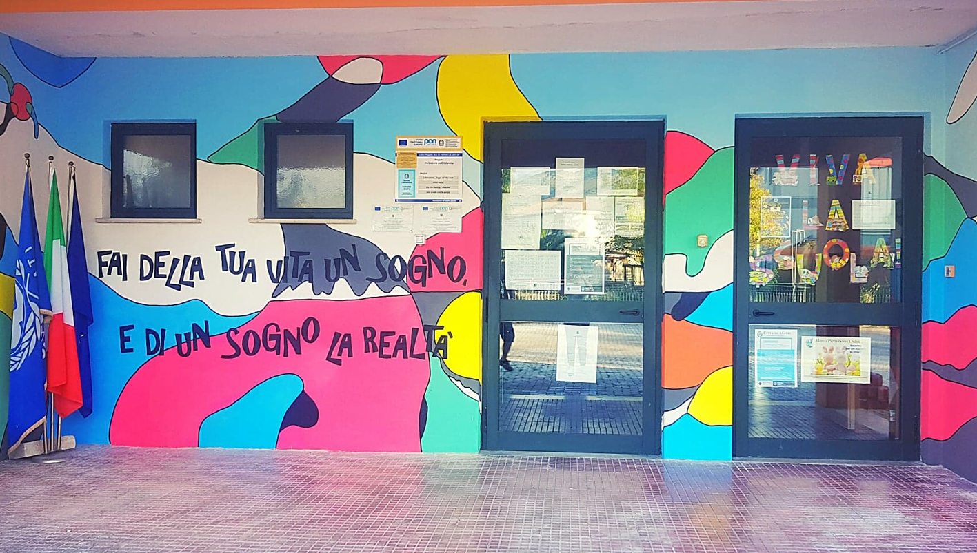 Alatri – Un murales per i bambini della scuola dell’infanzia di Tecchiena