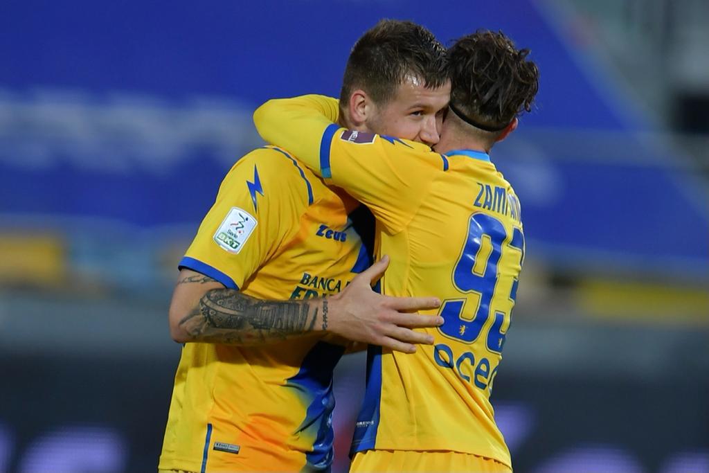 Parzyszek gol Frosinone-Pordenone