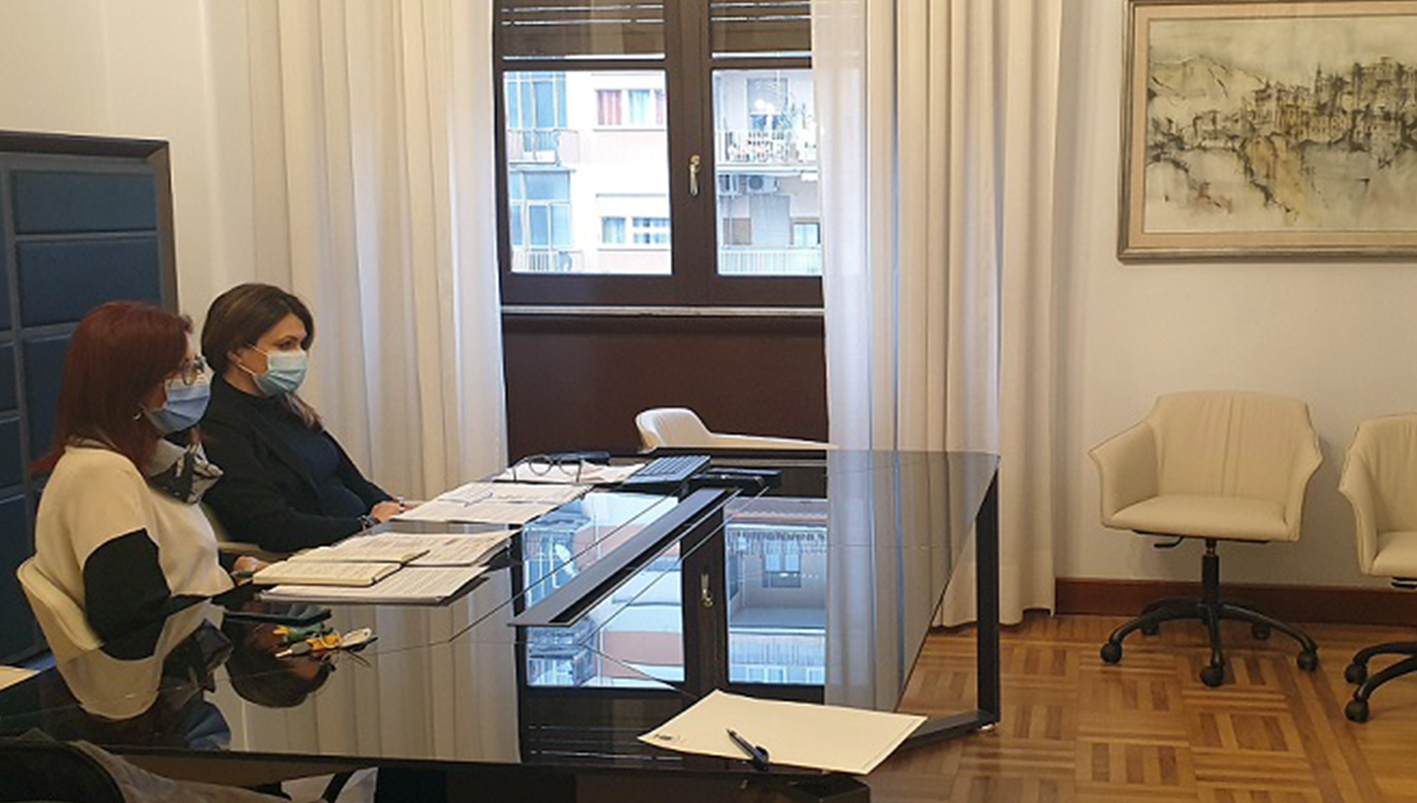 Videoconferenza Prefettura Sindacati