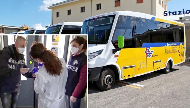 Frosinone – Covid, bus di Cialone nella rete dei carabinieri del Nas