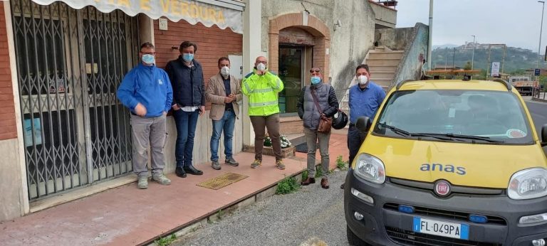 Torrice – Anas effettua sopralluogo per la messa in sicurezza degli svincoli S. Antonio e S. Filippo