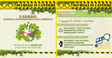 occhiali in cantiere green day